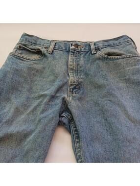 Wrangler Premium Quality Men’s Cotton Jeans 34x30 Regular Fit Blue